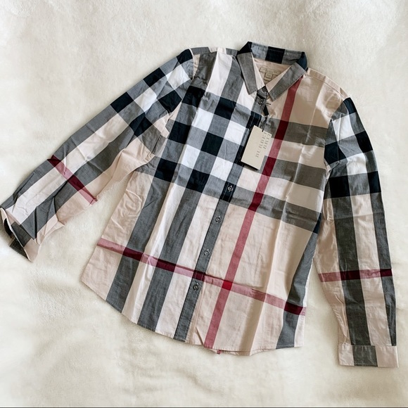 NWT Authentic Burberry Giant Check Shirt - Picture 4 of 6